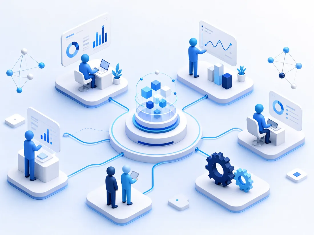 StatEdge Technologies team and growth illustration